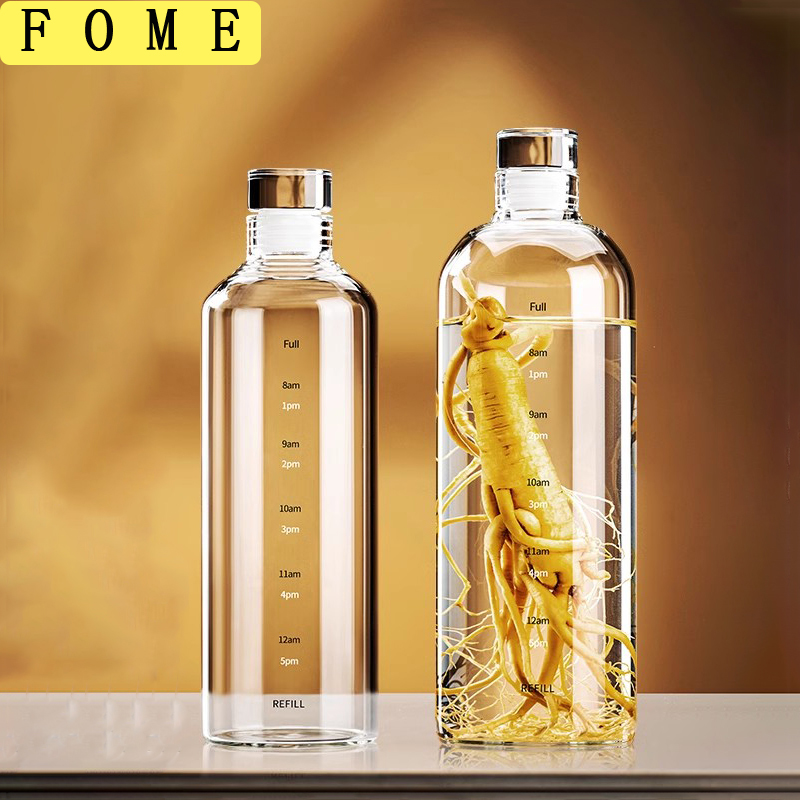 Outdoor Sport Glass Water Bottle - FOME Стеклянная спортивная бутылка для воды