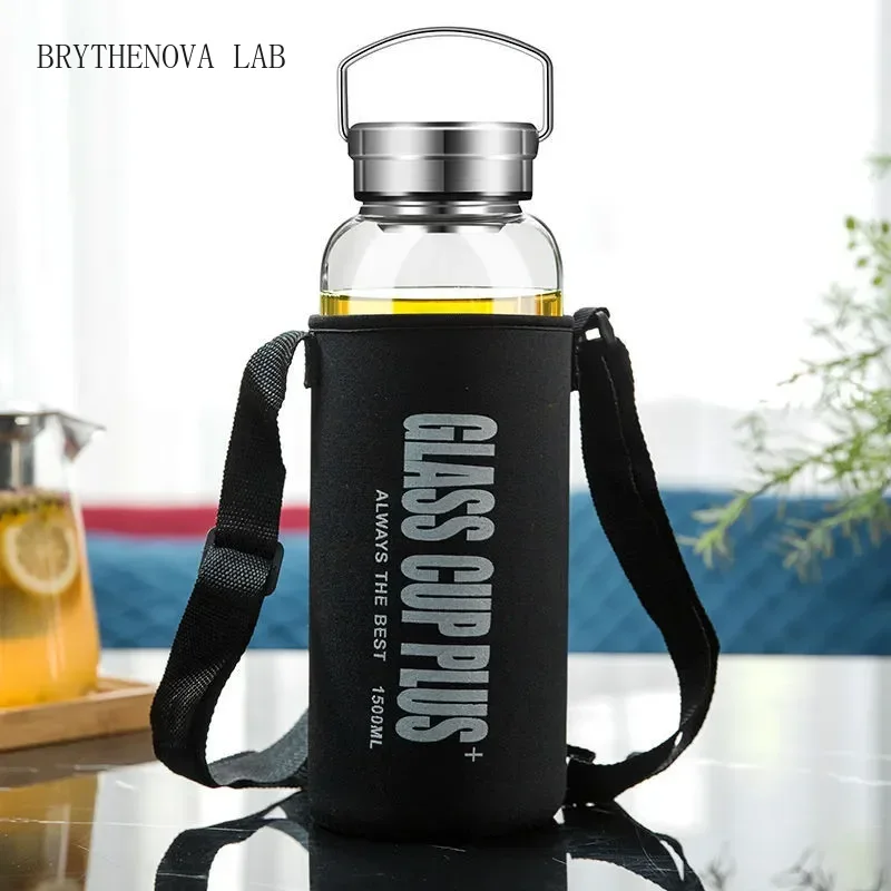 Стеклянная бутылка для воды 2  – обзор и цена Outdoor Sport Glass Water Bottle
