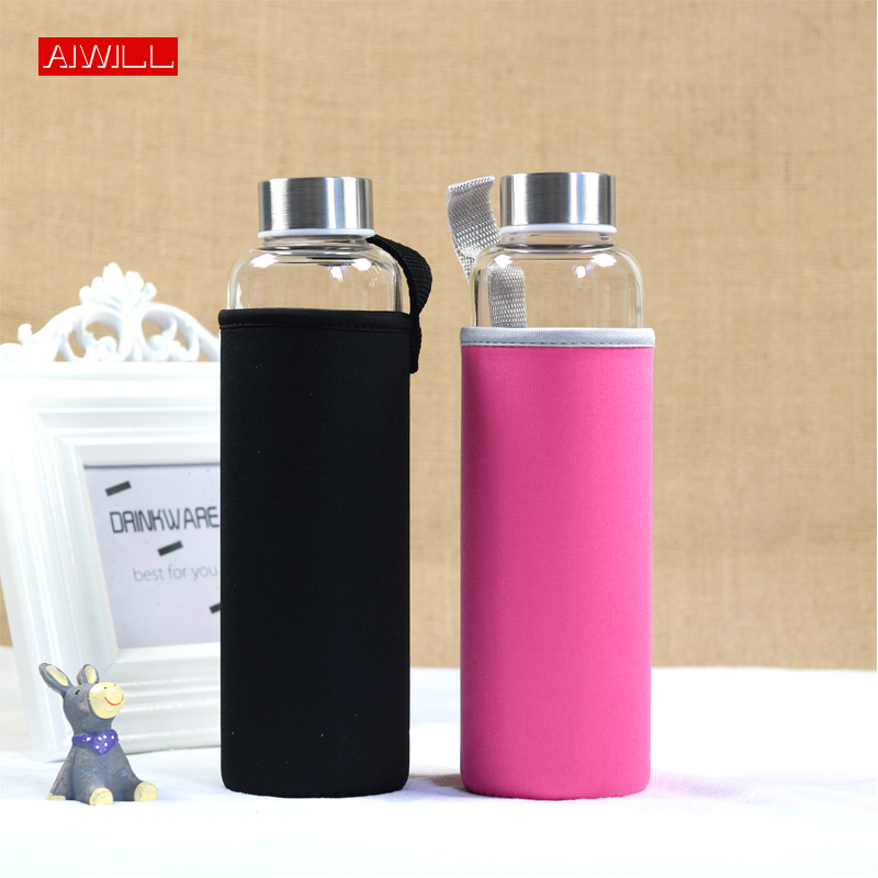 AIWILL Лидер продаж стеклянная – обзор и цена Outdoor Sport Glass Water Bottle